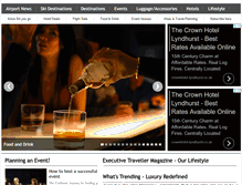 Tablet Screenshot of executivetraveller.net